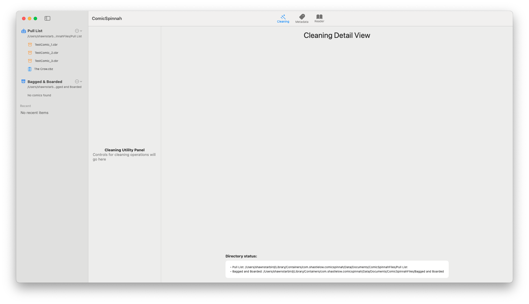 ComicSpinnah Interface